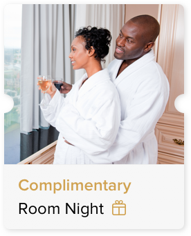 Gourmet Club complimentary night stay